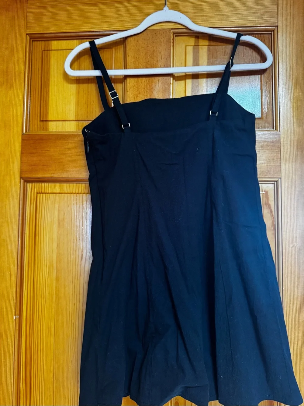 Abercrombie & Fitch Black Spaghetti Strap Mini Dress